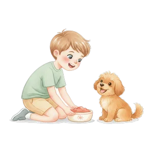 Tarjeta alimentar mascota